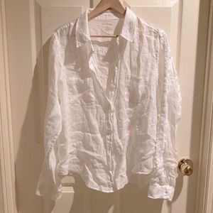 Lilly Pulitzer Sea View Shirt with Lace Sleeve